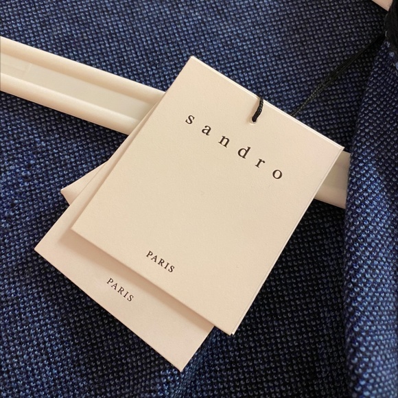 🆕 Sandro Paris Juste Lightning Bolt Cardigan - Picture 4 of 5